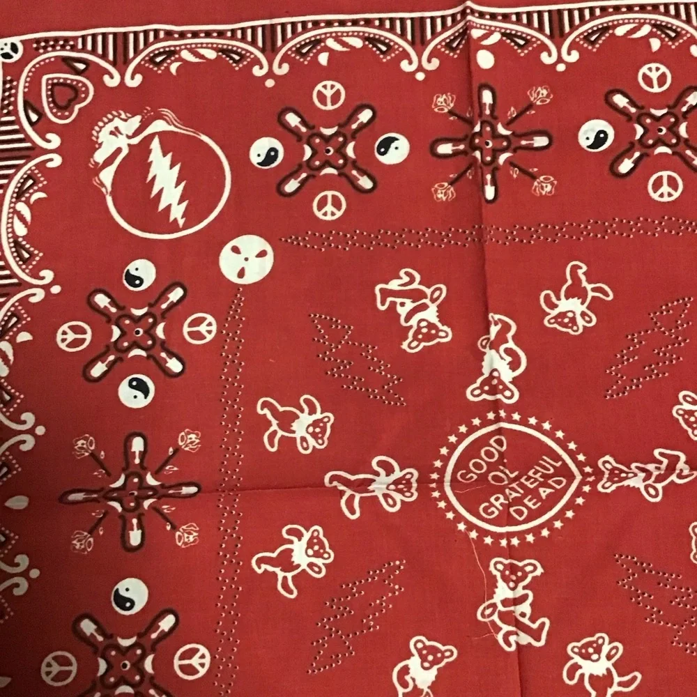 Red Good old Grateful Dead bandana